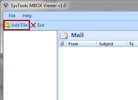 First step of How can I view MBOX Files