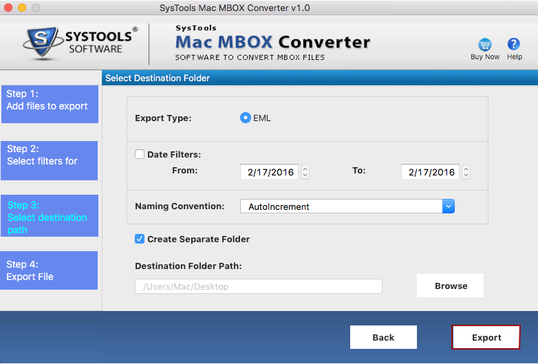 how to convert mbox to eml